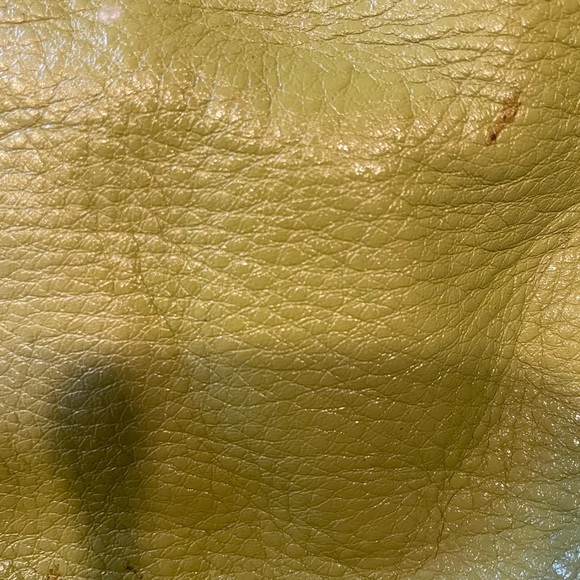 B. Makowsky Avocado Green Bag w/ Shoulder Cross Body Strap - Picture 4 of 6